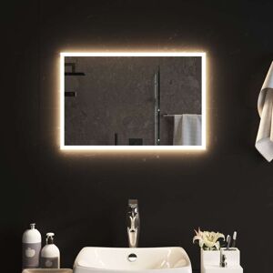 vidaXL Espejo de baño con LED 60x40 cm