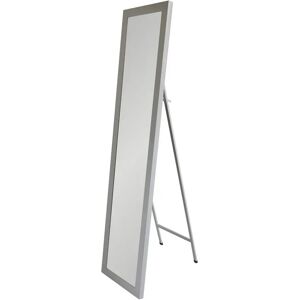 LOLAhome Espejo de pie blanco de plástico PS de 37x157 cm