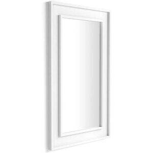 Mobili Fiver Espejo de pared Angelica, 112 x 67 cm, color Fresno blanco