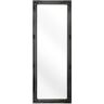 BELIANI Espejo de pared negro acabado mate rectangular marco adornado negro moderno elegante sala de estar dormitorio pasillo Fougeres