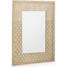 GEESE HOME Espejo chapado en madera de roble y color beige