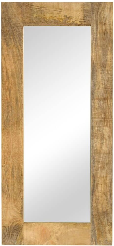 vidaXL Espejo de madera maciza de mango 50x110 cm