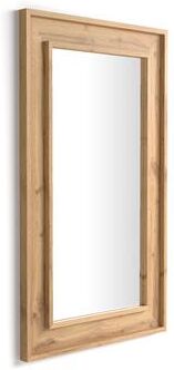 Mobili Fiver Espejo de pared Angelica, 112x67, Madera Rustica