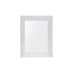 Toscohome Miroir rectangulaire 60x80 cm avec cadre blanc brillant - ART9