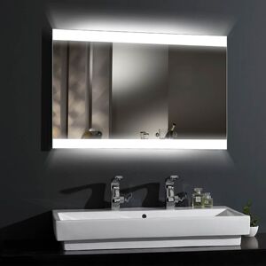 Toscohome Miroir 100x70 cm avec rétro-éclairage - LED Korinto