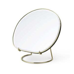 ferm LIVING - Pond miroir à poser, en laiton