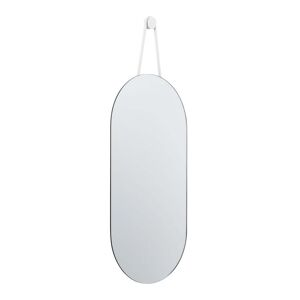 Zone Denmark - Miroir mural A-Series ovale, 60 x 30 cm, blanc