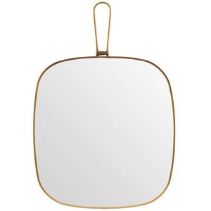 - Miroir avec cadre 26 x 28 cm, laiton antique