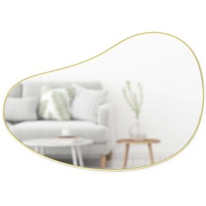 Umbra - Hubba Pebble Miroir mural, 61 x 91 cm, laiton