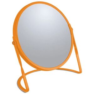 Spirella - Miroir grossissant sur pied Acier akira Orange mat Orange - Publicité