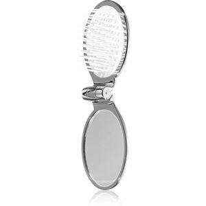 Janeke Chromium Line Folding Hair-Brush with Mirror peigne avec miroir 9,5 x 5,5 x 3,5 cm
