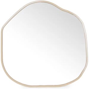 NV GALLERY Miroir AUDEN Miroir design organique Verre bois beige a80