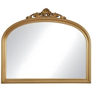 OZAIA Miroir en bois de paulownia EYOB L 107 x H 90 cm Dore