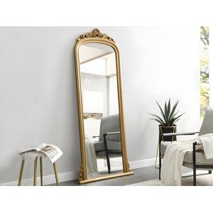 OZAIA Grand miroir MERRY - bois de paulownia - H.180 cm - Doré