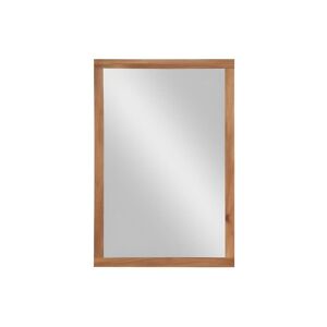 Vente-unique Miroir rectangle avec contour en bois d'acacia - 90 x 60 cm - SEPANG