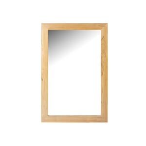 Vente unique Miroir rectangulaire en teck clair 60 x 90 cm AMLAPURA