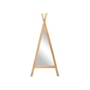 OZAIA Miroir enfant tipi en bois de mindi - L. 55 x H. 120 cm - Naturel - BATAM