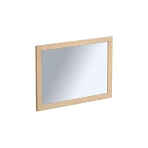 Vente unique Miroir rectangulaire avec contour placage chene L50 x H70 cm TIMEA