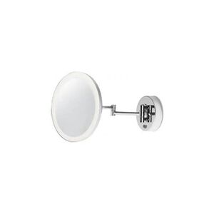 Leds.C4 Miroir grossissant Reflex IP44 D23 cm - Chrome - Publicité