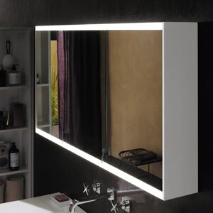 Burgbad Yso Armoire de toilette avec éclairage et 3 portes, SPHA140RF2119,