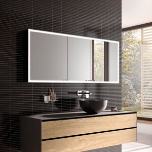 Emco Prestige 2 Armoire de toilette 3 portes avec éclairage, 989707010,