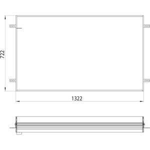 Emco prime Cadre d'encastrement pour miroir encastré, 949700014,