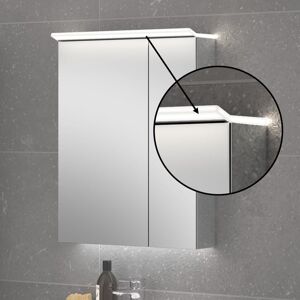 evineo ineo7 Module d’éclairage à LED haut pour armoire de toilette, l : 60 cm, BL001186,