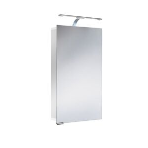 HSK ASP 300 Armoire de toilette en aluminium, avec éclairage et 1 porte, 1141045#TRR,