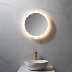 neoro n50 Metal Touch Miroir avec éclairage Ø 50 cm, éclairage sur le pourtour, direct + indirect, BN0032MI,