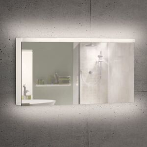 Schneider LOWLINE Plus Armoire de toilette avec éclairage et 2 portes, 172.130.02.0201, LOP 130/2/LED