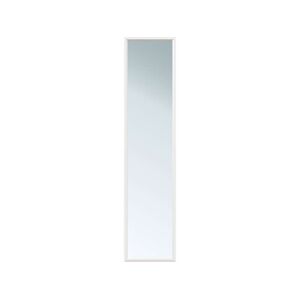 Conforama Miroir psyché 30x140 cm BASIL coloris blanc
