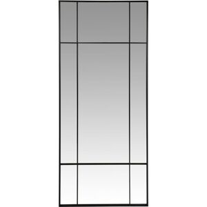 Maisons du Monde Grand miroir fenetre rectangulaire en metal noir 70x170