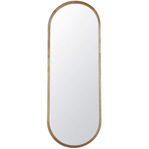 Maisons du Monde Grand miroir ovale en bois de manguier 60x170