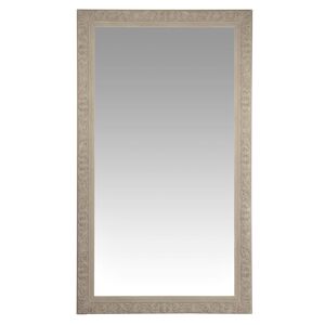 Maisons du Monde Grand miroir rectangulaire a moulures beige 120x210