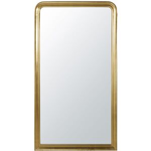 Maisons du Monde Grand miroir rectangulaire à moulures dorées 100x180