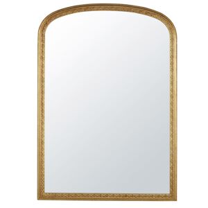 Maisons du Monde Grand miroir rectangulaire à moulures dorées 120x170