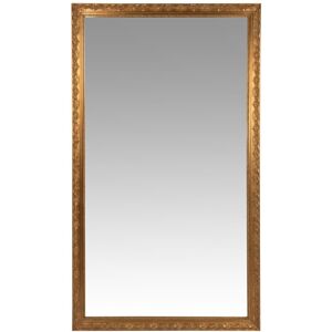 Maisons du Monde Grand miroir rectangulaire à moulures dorées 120x210