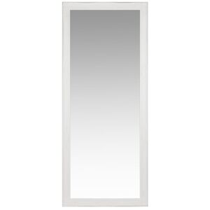 Maisons du Monde Grand miroir rectangulaire a moulures en bois de paulownia blanc 80x190