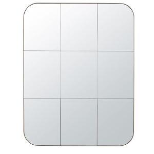 Maisons du Monde Miroir fenetre rectangulaire en metal dore 121x156