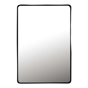 Maisons du Monde Miroir industriel rectangulaire en métal noir 75x110