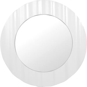 Maisons du Monde Miroir rond ondulé écru D60