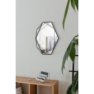 Umbra Miroir mural structure filaire métal noir 57x43x9cm