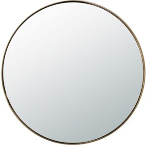 Decoclico Miroir rond en laiton -40.000x0.000 cm - Or - Métal