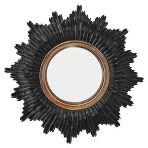Drawer Miroir soleil D30 cm noir / or