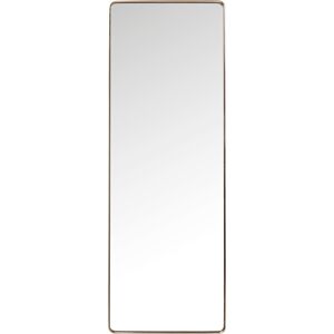 Kare Design Miroir bords arrondis en métal cuivré 200x70