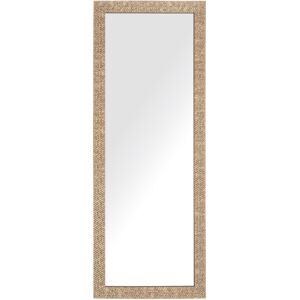 Beliani Miroir en materiaux synthetiques laiton 130x50