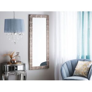 Beliani Miroir en materiaux synthetiques marron 130x50