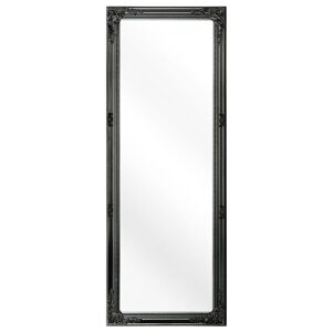 Beliani Miroir en materiaux synthetiques noir 130x50