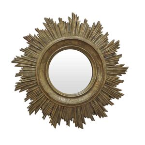 Decoclico Miroir soleil style baroque -45.000x4.500 cm - Or - Polyrésine