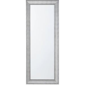 Beliani Miroir en materiaux synthetiques argente 130x50